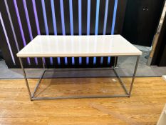 White Display Table