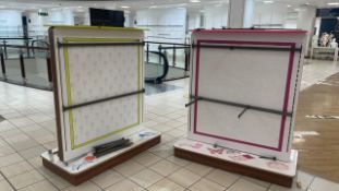 Pair of Mobile Merchandising Units