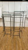 Metal Clothing Rails x8