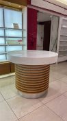 Circular Merchandise Display Table