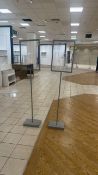 Poster Display Stands x2