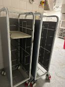 2x Tray Storage Racks