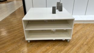 White Wooden Display Unit