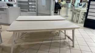 Pair Of Wooden Tables