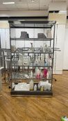 Glass & Mirror Shelving Display Unit