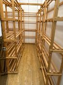 Room of Wooden Racking