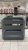 Grey Display/Storage Cube