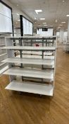 White Shelved Display Units x2