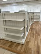 6x Dual Facing Display Shelves
