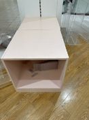 Pink Gloss Display Boxes x2