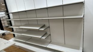 Walls of Retails Shelving x4