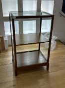 Wood and Glass Display Unit