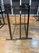 3x Wooden Hanging Rails