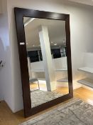 Large Wooden Mirror