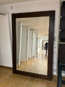 Large Wooden Mirror