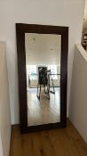 Tall Wooden Mirror