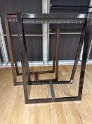 2x Foldable Wooden Hanging Rails