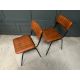 Industrial Vintage Style Dining Chairs - Image 3 of 3