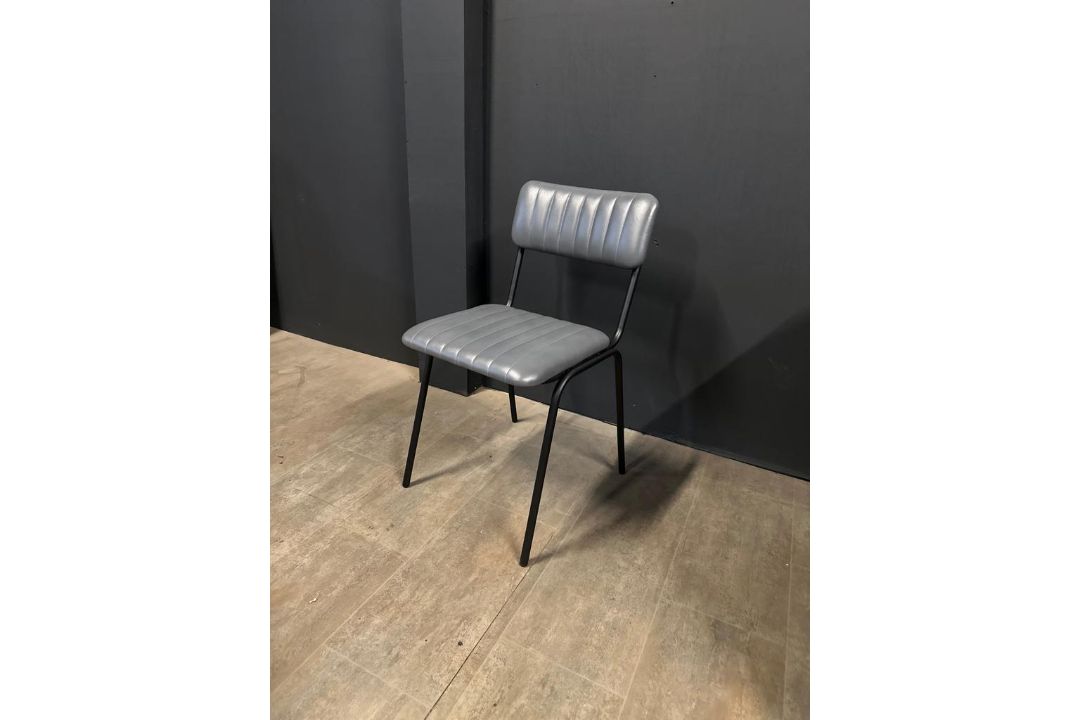 Industrial Vintage Style Dining Chairs - Image 2 of 2