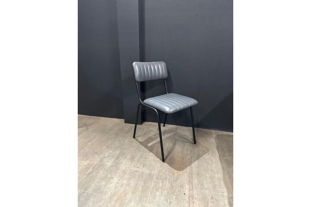 Industrial Vintage Style Dining Chairs - Image 1 of 2