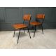 Industrial Vintage Style Dining Chairs - Image 1 of 3