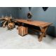 Recycled Teak Dining Table - Image 4 of 11
