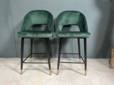 Velvet Bar Stools