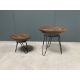 Pair Of Rustic Indian Tigari Side Tables - Image 1 of 4