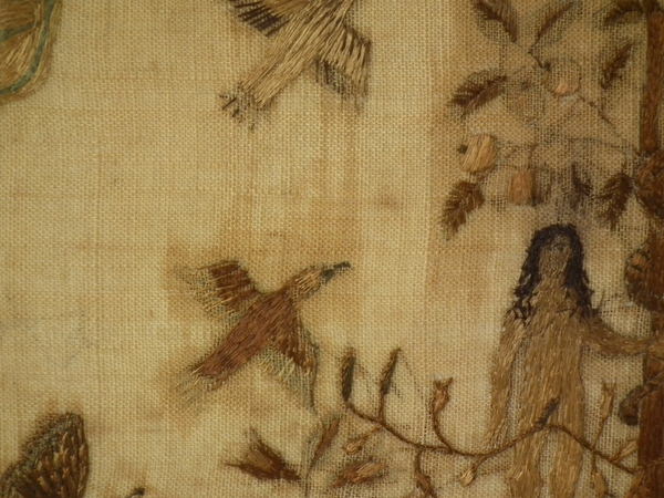 Georgian Sampler, 1796 Adam & Eve Sampler By Charlotte White - Image 24 of 30