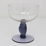 Rene Lalique Glass 'Rapace' Champagne Glass