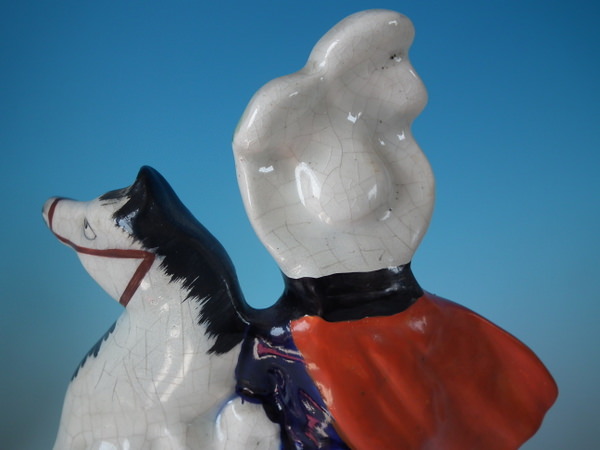 Pair Staffordshire Pottery Soldiers On Horseback - Image 11 of 20
