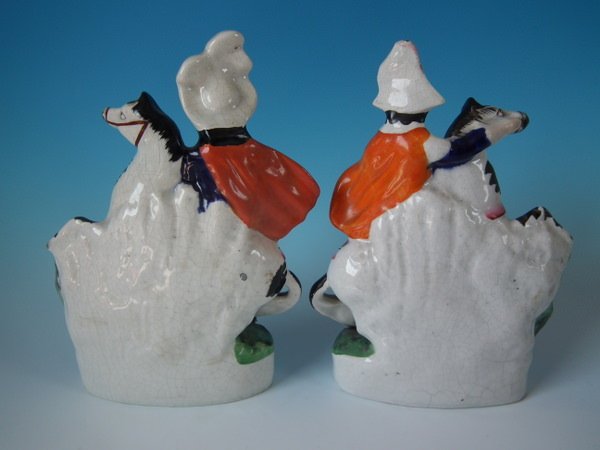 Pair Staffordshire Pottery Soldiers On Horseback - Image 2 of 20