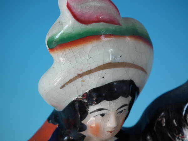 Pair Staffordshire Pottery Soldiers On Horseback - Image 8 of 20