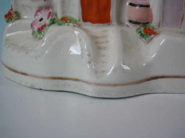 Staffordshire Pottery House With Barrel Pastille Burner - Image 5 of 13