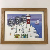 Original Painting By Gordon Barker 'On A Winters Day'