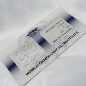 Security-Sealed Parcel Of Natural Round Brilliant-Cut Diamonds, With Certificate