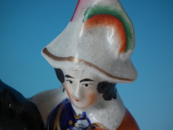 Pair Staffordshire Pottery Soldiers On Horseback - Image 13 of 20