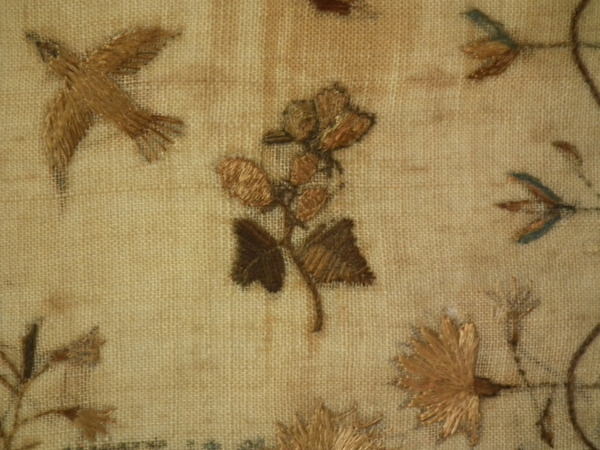 Georgian Sampler, 1796 Adam & Eve Sampler By Charlotte White - Image 11 of 30