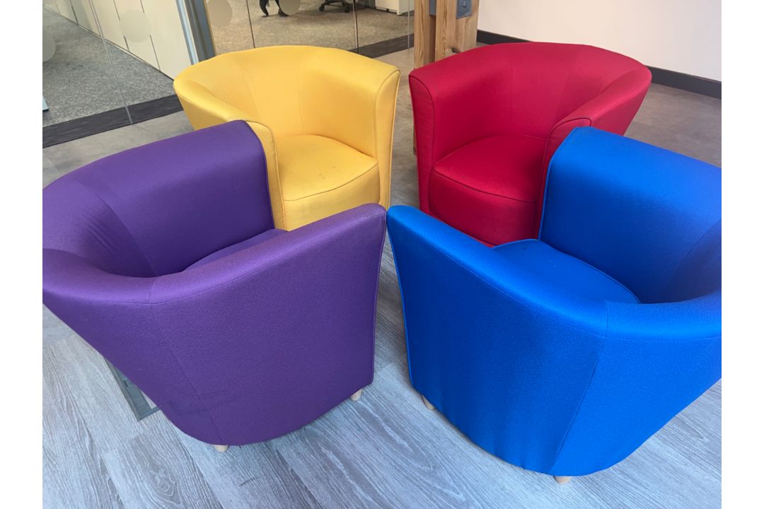 Set of Armchairs x4 - Image 1 of 4