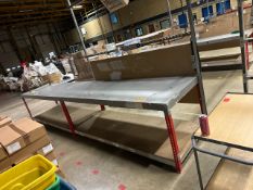 Metal Workbench Witch Chipboard Top x2