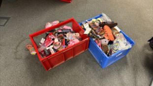 Assorted Plastic Storage Boxes x44