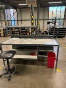 Metal Workbench & Contents