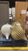 Giant Christmas Baubles x3