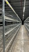Run Of 11 Bays Of Lightweight Boltless Shelving