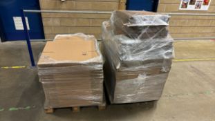 Pallets Of Mixes Cardboard Boxes x2