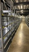 Run Of 20 Bays Of Lightweight Bolt-less Shelving