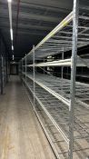 Run Of 6 Bays Of Lightweight Boltless Shelving