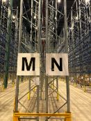 Run Of 32 Bays Of Back To Back Boltless Pallet Racking