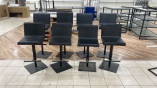 Adjustable MAC Pleather Stools x8