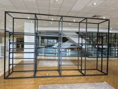 Black Metal Display Frame